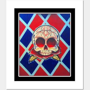 Low Brow Skull Posters and Art